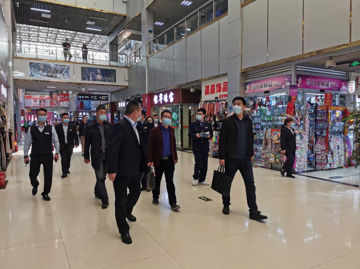 省市場(chǎng)監(jiān)督管理局考核組對(duì)錢江商城開(kāi)展四星級(jí)文明規(guī)范考核驗(yàn)收